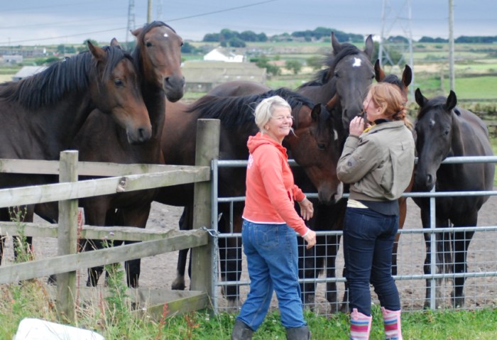 Julie, Becky and the 2yr old crew...