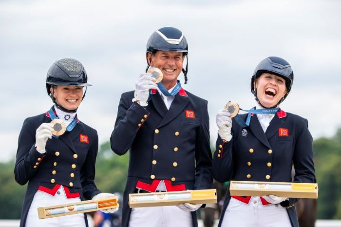 Becky Moody, Carl Hester, Lottie Fry - Paris Olympics 2024